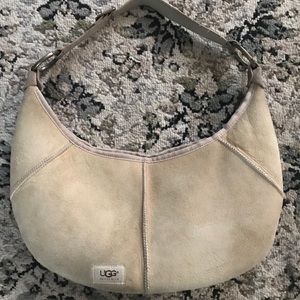 Ugg Sheepskin Handbag Purse  Hobo type nice!!
